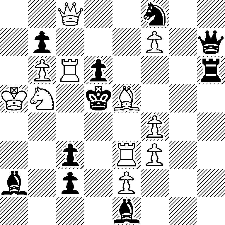 2Q2n2/1p3P1q/1PRp3r/KN1kB3/5P2/2p1RP2/b1p1P3/4b3