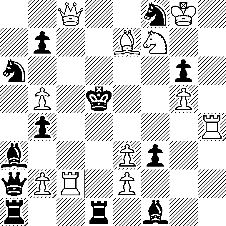 2Q2nK1/1p2BN2/n5p1/1P1k2P1/1p5R/b3Pp2/qPR1P3/r2r1b2