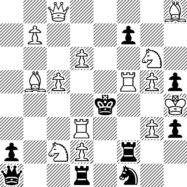 2Q4B/1P3p2/3P2N1/1BP2RPp/4k2K/3R2Pp/p1NP1r2/q2r1n2