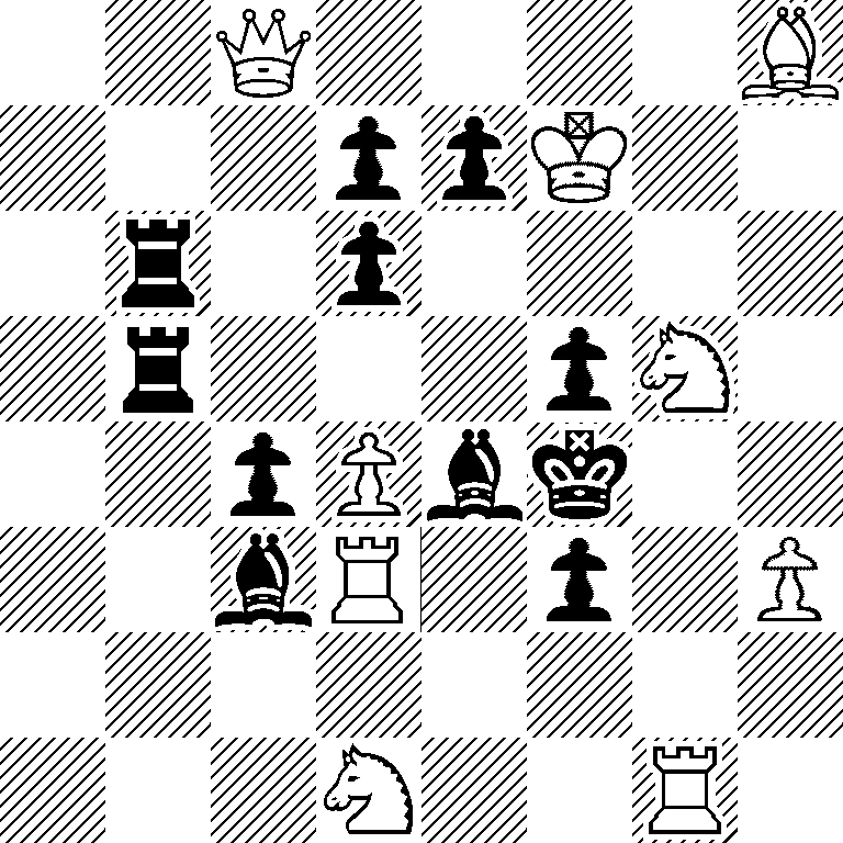 2Q4B/3ppK2/1r1p4/1r3pN1/2pPbk2/2bR1p1P/8/3N2R1
