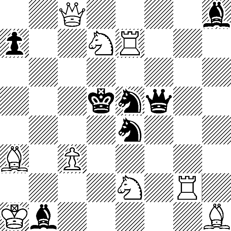 2Q4b/p2NR3/8/3knq2/4n3/B1P5/4N1R1/Kb5B