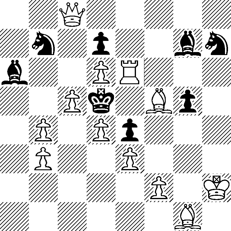 2Q5/1n1p2bn/b2PR3/2Pk1Bp1/1P1Pp3/1P2P3/5P1K/6B1