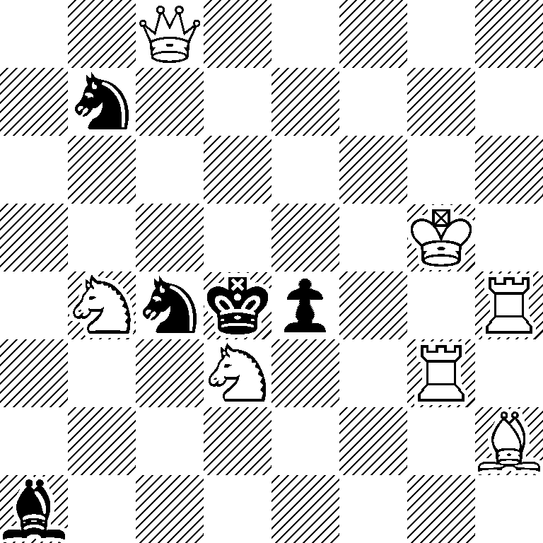 2Q5/1n6/8/6K1/1Nnkp2R/3N2R1/7B/b7