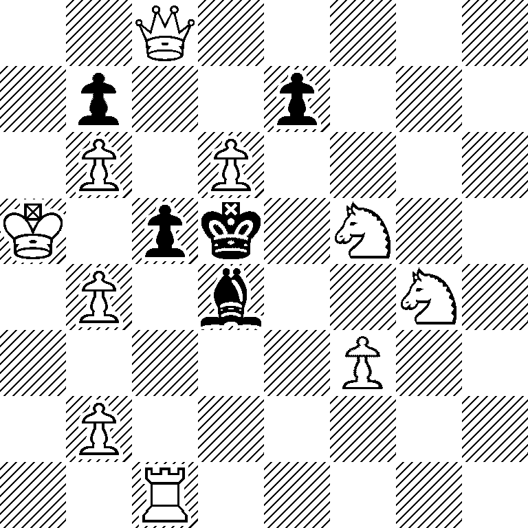 2Q5/1p2p3/1P1P4/K1pk1N2/1P1b2N1/5P2/1P6/2R5