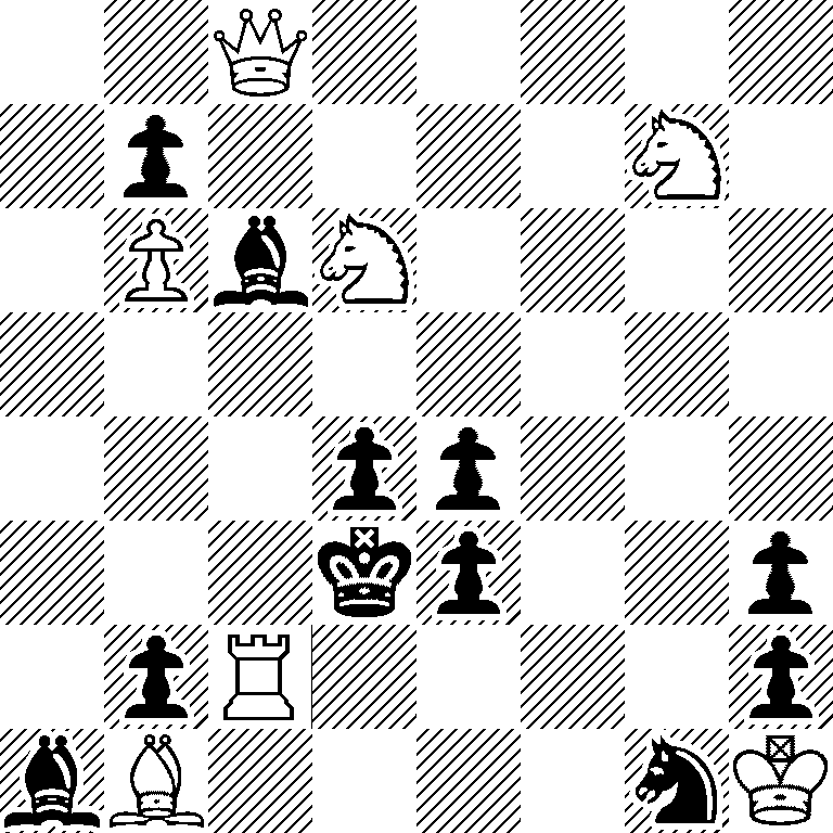2Q5/1p4N1/1PbN4/8/3pp3/3kp2p/1pR4p/bB4nK
