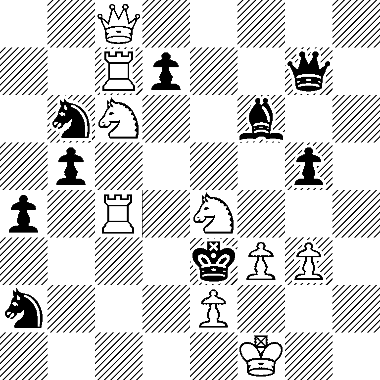 2Q5/2Rp2q1/1nN2b2/1p4p1/p1R1N3/4kPP1/n3P3/5K2