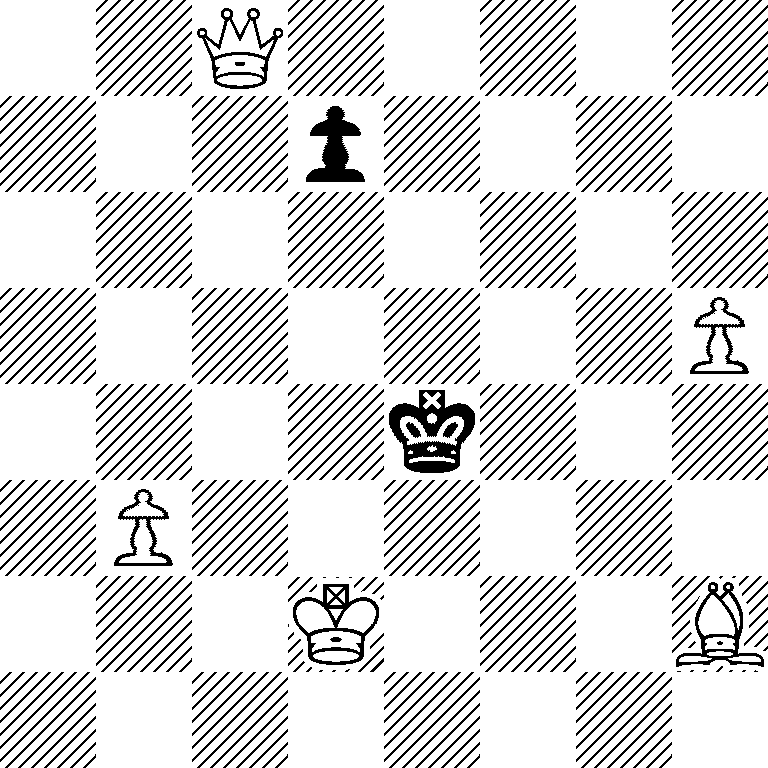 2Q5/3p4/8/7P/4k3/1P6/3K3B/8