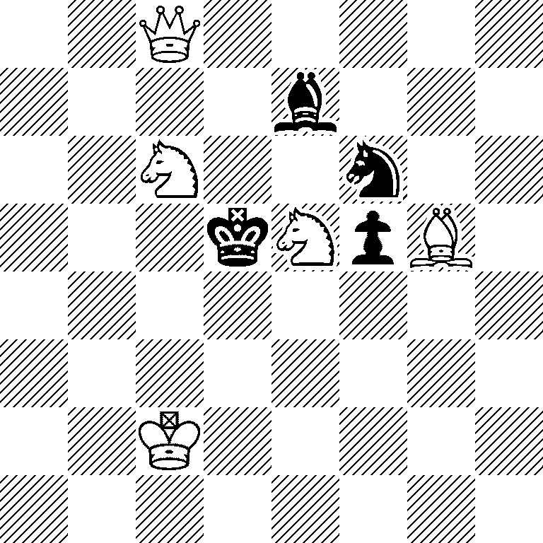 2Q5/4b3/2N2n2/3kNpB1/8/8/2K5/8