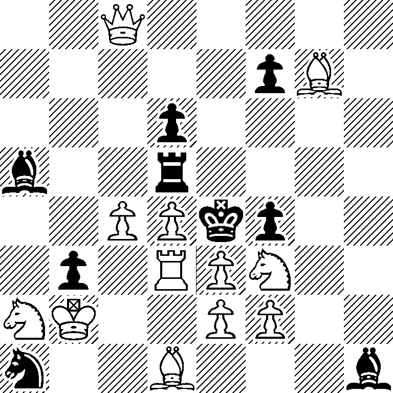 2Q5/5pB1/3p4/b2r4/2PPkp2/1p1RPN2/NK2PP2/n2B3b