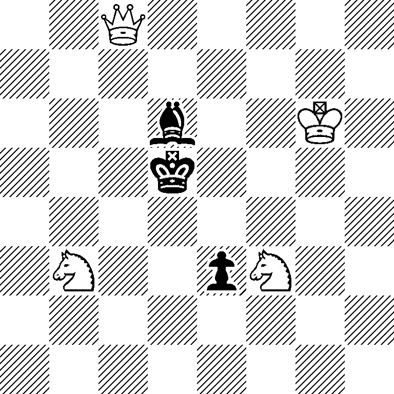 2Q5/8/3b2K1/3k4/8/1N2pN2/8/8