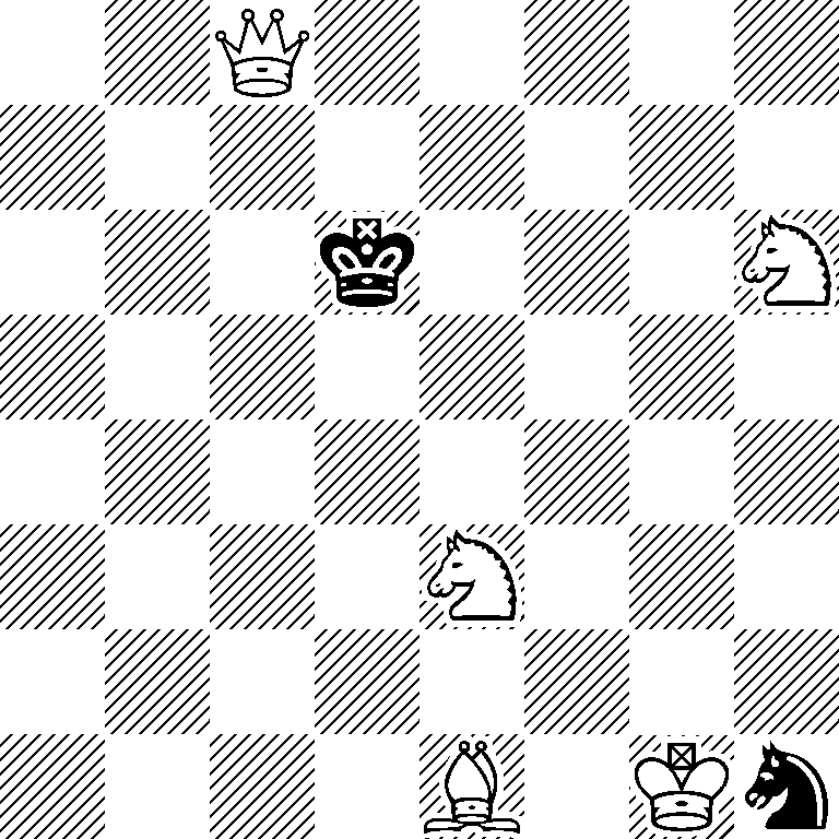 2Q5/8/3k3N/8/8/4N3/8/4B1Kn