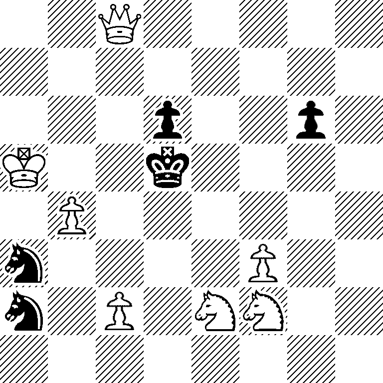2Q5/8/3p2p1/K2k4/1P6/n4P2/n1P1NN2/8