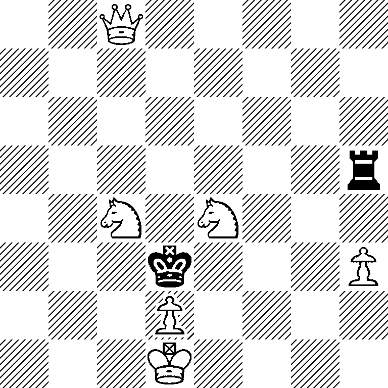 2Q5/8/8/7r/2N1N3/3k3P/3P4/3K4