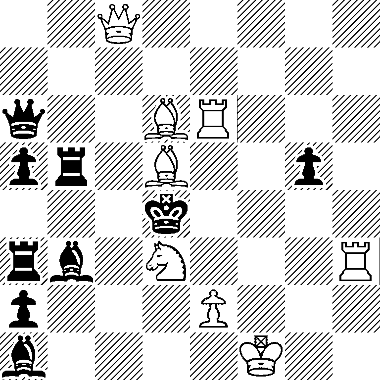 2Q5/8/q2BR3/pr1B2p1/3k4/rb1N3R/p3P3/b4K2