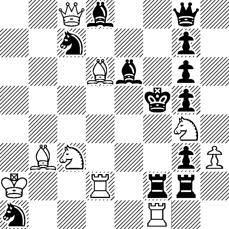 2Qb2q1/2n3p1/3Bb1p1/5kp1/6N1/1BN3pP/K2R1rr1/n4R2