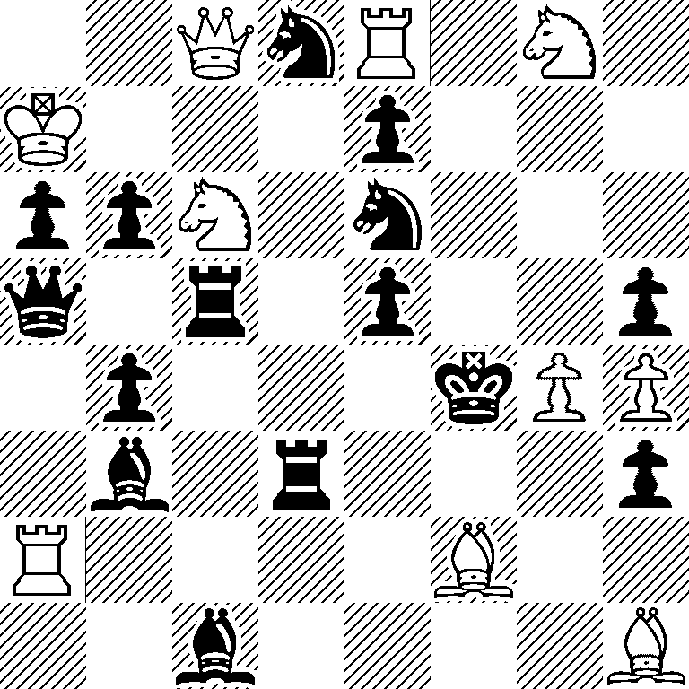 2QnR1N1/K3p3/ppN1n3/q1r1p2p/1p3kPP/1b1r3p/R4B2/2b4B