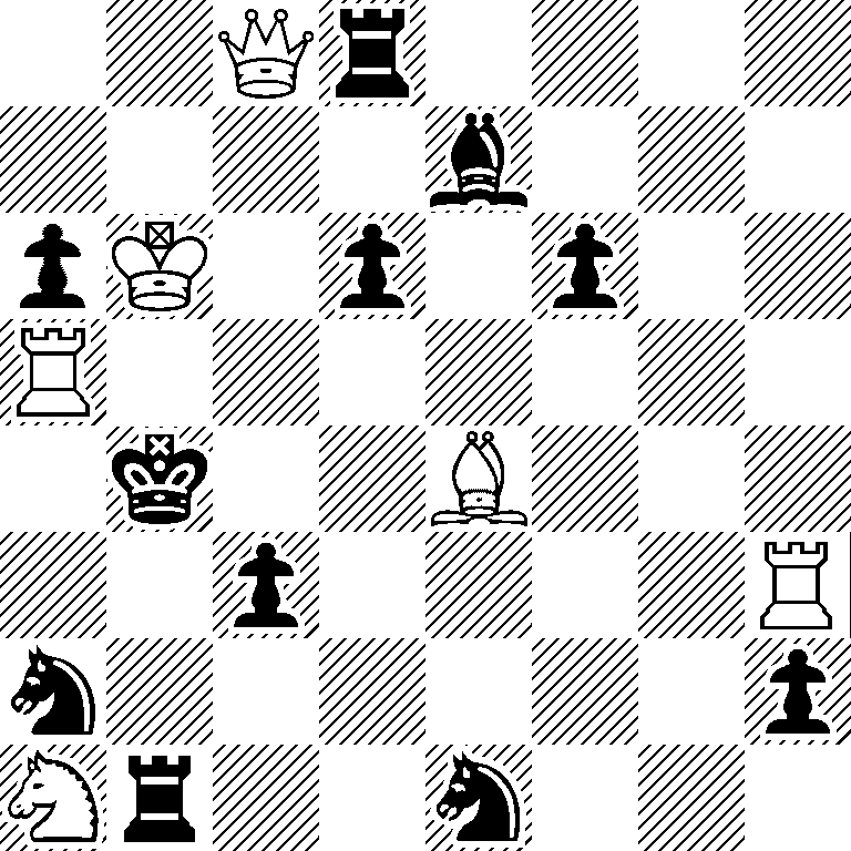 2Qr4/4b3/pK1p1p2/R7/1k2B3/2p4R/n6p/Nr2n3