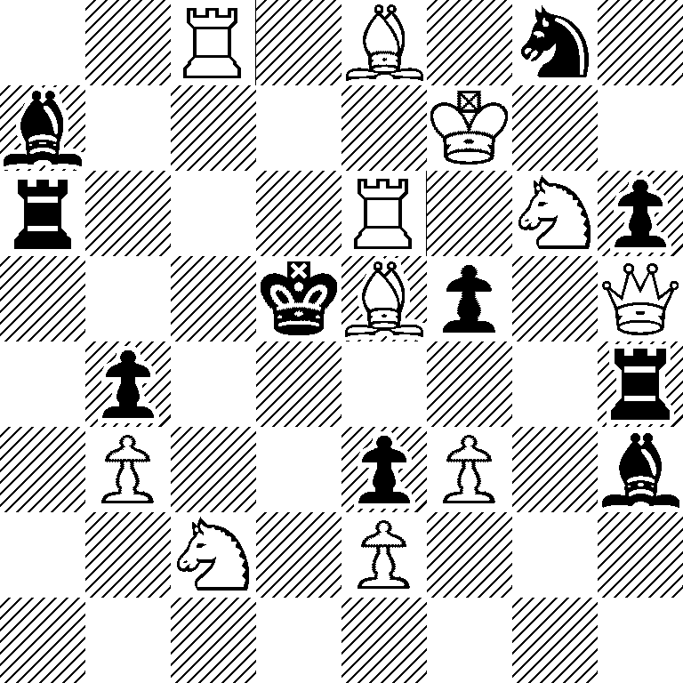 2R1B1n1/b4K2/r3R1Np/3kBp1Q/1p5r/1P2pP1b/2N1P3/8