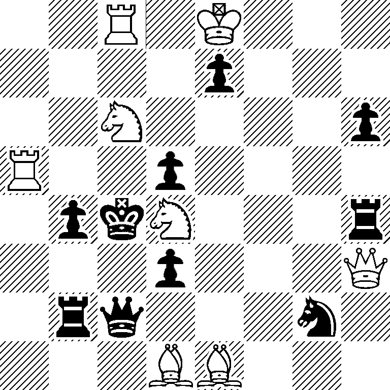 2R1K3/4p3/2N4p/R2p4/1pkN3r/3p3Q/1rq3n1/3BB3