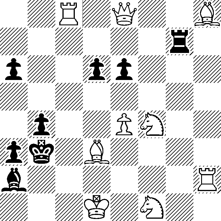 2R1Q2B/6r1/p2pp3/8/1p2PN2/pk1B4/b6R/3K1N2