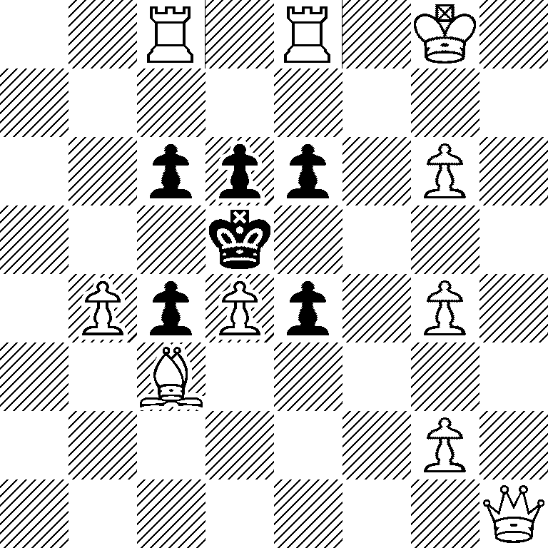 2R1R1K1/8/2ppp1P1/3k4/1PpPp1P1/2B5/6P1/7Q
