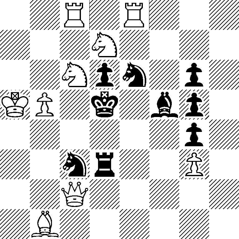 2R1R3/3N4/2Npn1p1/KP1k1bp1/6p1/2nr2P1/2Q5/1B6