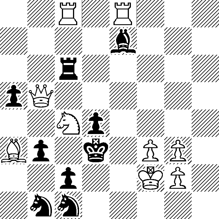 2R1R3/4b3/2r5/pQ6/2Np4/Bp1k1PP1/2p2KP1/1nn5