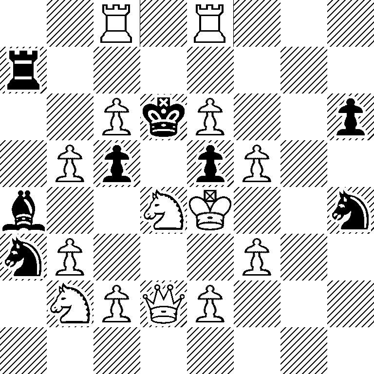 2R1R3/r7/2PkP2p/1Pp1pP2/b2NK2n/nP3P2/1NPQP3/8
