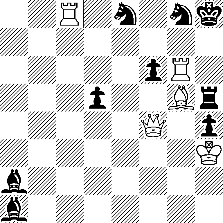2R1n1nk/8/5pR1/3p2Br/5Q1p/7K/b7/b7