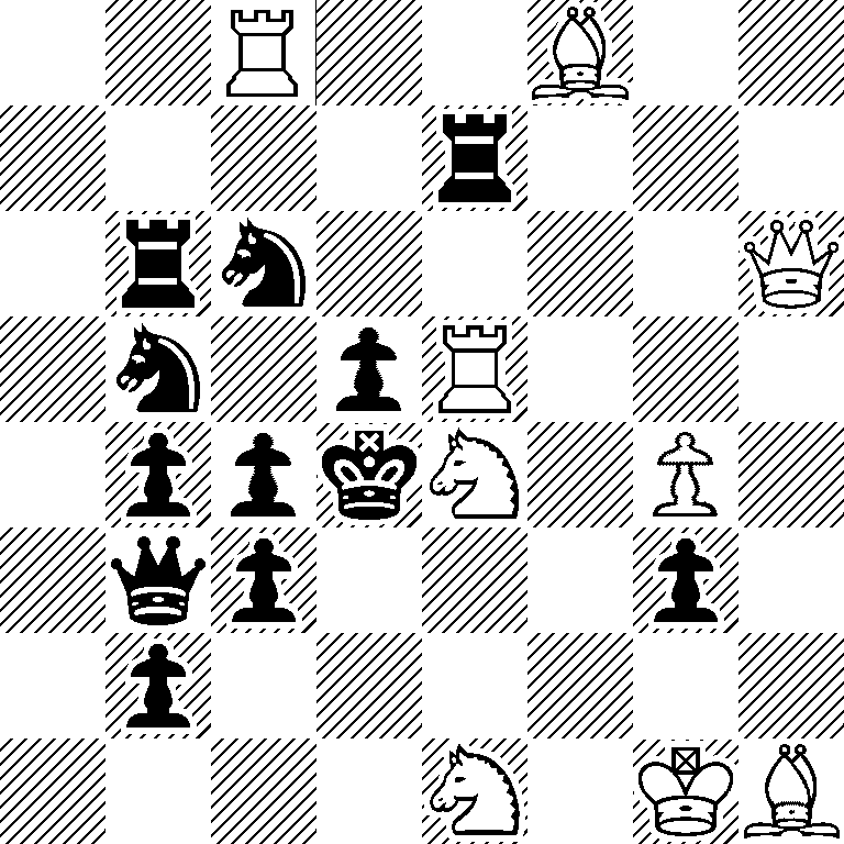 2R2B2/4r3/1rn4Q/1n1pR3/1ppkN1P1/1qp3p1/1p6/4N1KB