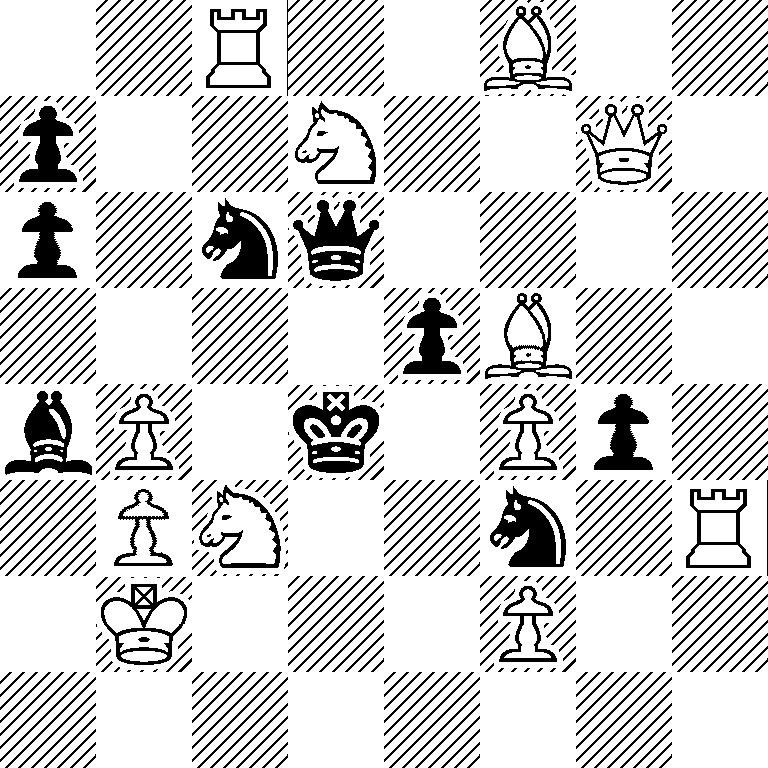 2R2B2/p2N2Q1/p1nq4/4pB2/bP1k1Pp1/1PN2n1R/1K3P2/8