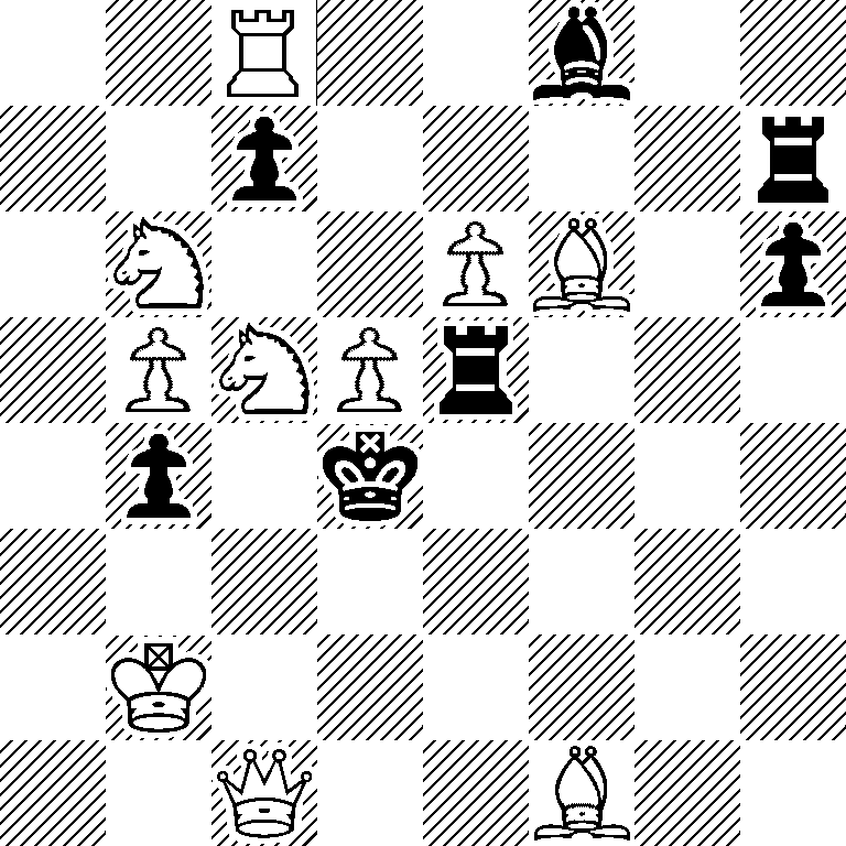 2R2b2/2p4r/1N2PB1p/1PNPr3/1p1k4/8/1K6/2Q2B2