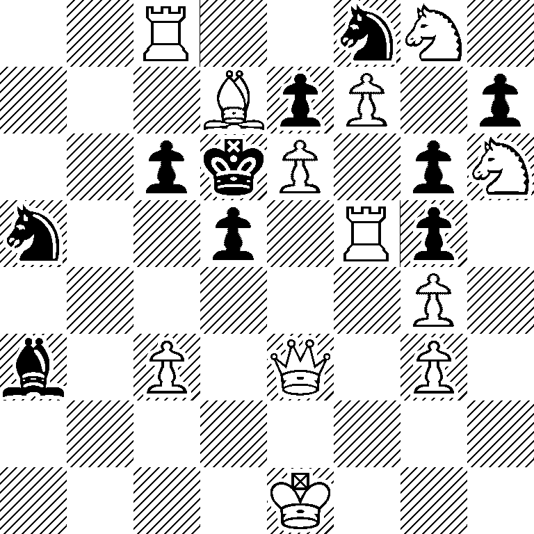 2R2nN1/3BpP1p/2pkP1pN/n2p1Rp1/6P1/b1P1Q1P1/8/4K3