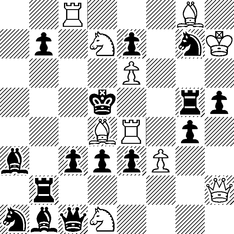 2R3B1/1p1Np1nK/4P3/3k2rp/3BR1p1/b1pppP2/1r5Q/nbqN4