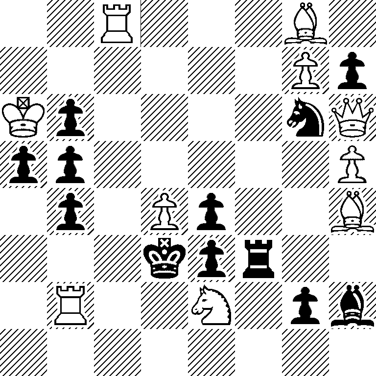 2R3B1/6Pp/Kp4nQ/pp5P/1p1Pp2B/3kpr2/1R2N1pb/8