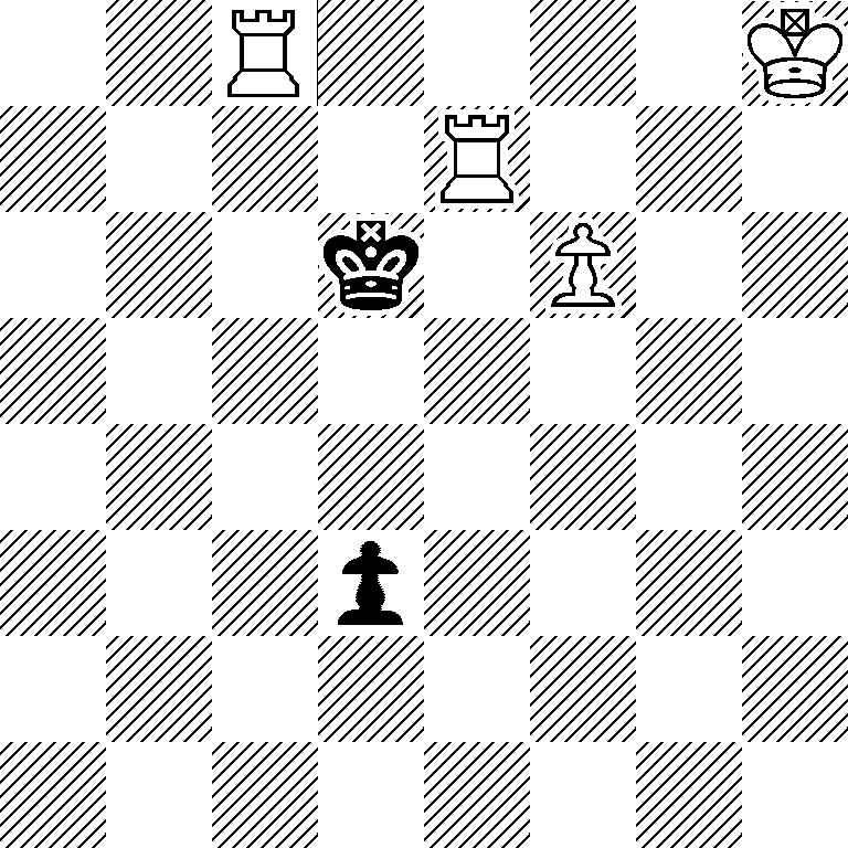 2R4K/4R3/3k1P2/8/8/3p4/8/8