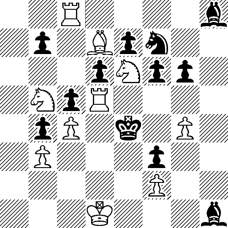 2R4b/1p1Bpn2/3pNpp1/1NpR4/1pP1k1P1/1P3p2/5P2/3K3b