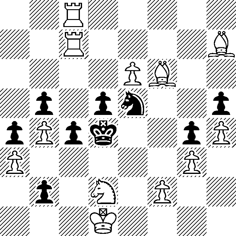 2R5/2R4B/4PB2/1p1pn2p/pPpk2pP/P5P1/1p1N1P2/3K4