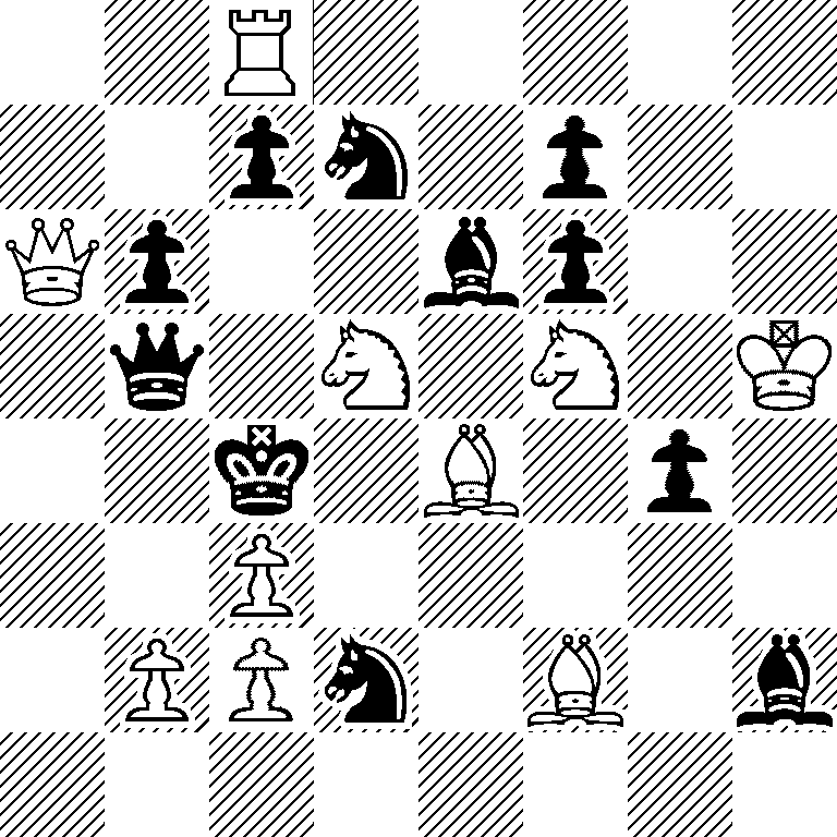 2R5/2pn1p2/Qp2bp2/1q1N1N1K/2k1B1p1/2P5/1PPn1B1b/8