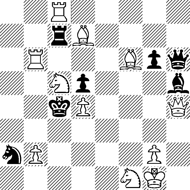 2R5/2rB4/1R3Bpq/2Np3b/2kP3Q/8/nP4P1/5NK1