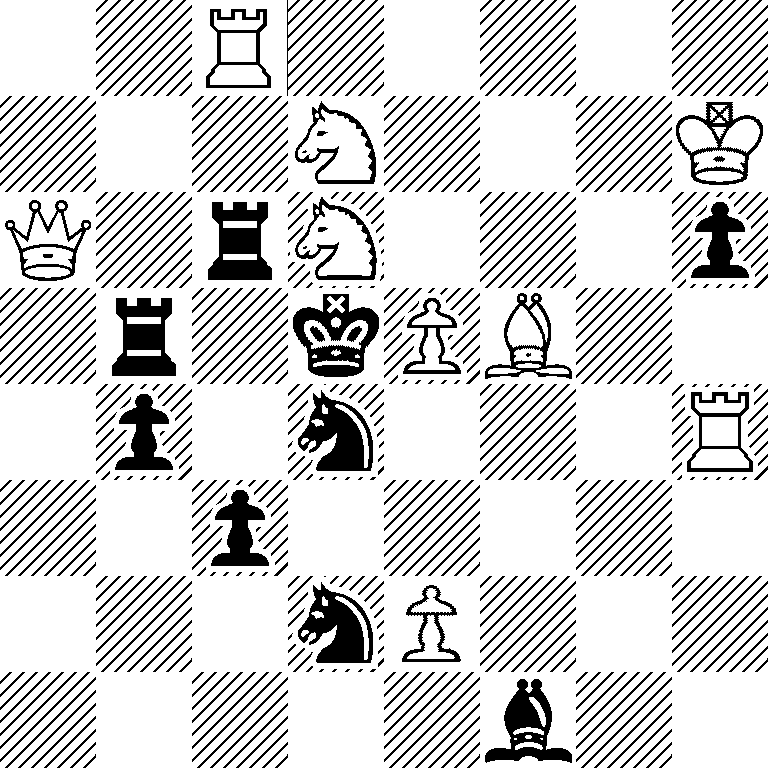 2R5/3N3K/Q1rN3p/1r1kPB2/1p1n3R/2p5/3nP3/5b2