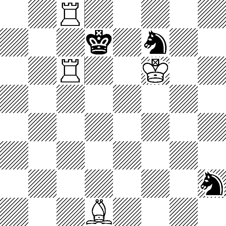 2R5/3k1n2/2R2K2/8/8/8/7n/3B4
