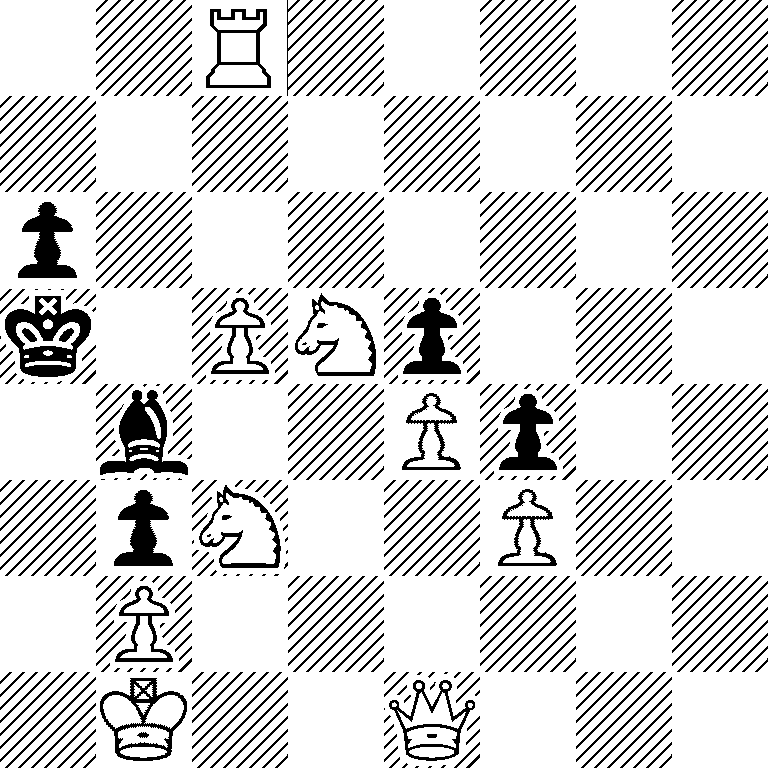 2R5/8/p7/k1PNp3/1b2Pp2/1pN2P2/1P6/1K2Q3