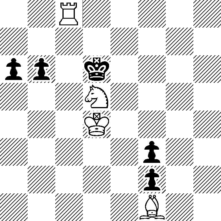2R5/8/pp1k4/3N4/3K4/5p2/5p2/5B2