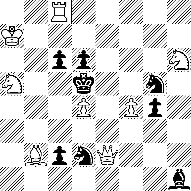 2R5/K7/2pp3N/N2k2n1/3P1Pp1/8/1BpnQ3/7b