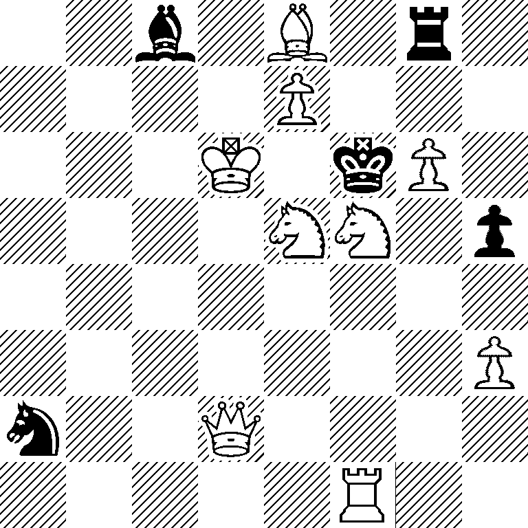 2b1B1r1/4P3/3K1kP1/4NN1p/8/7P/n2Q4/5R2