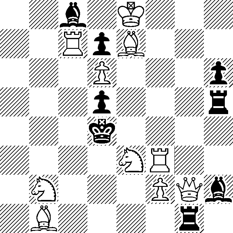 2b1K3/2RpB3/3P3p/3p3r/3k4/4NR2/1N3PQb/1B4r1