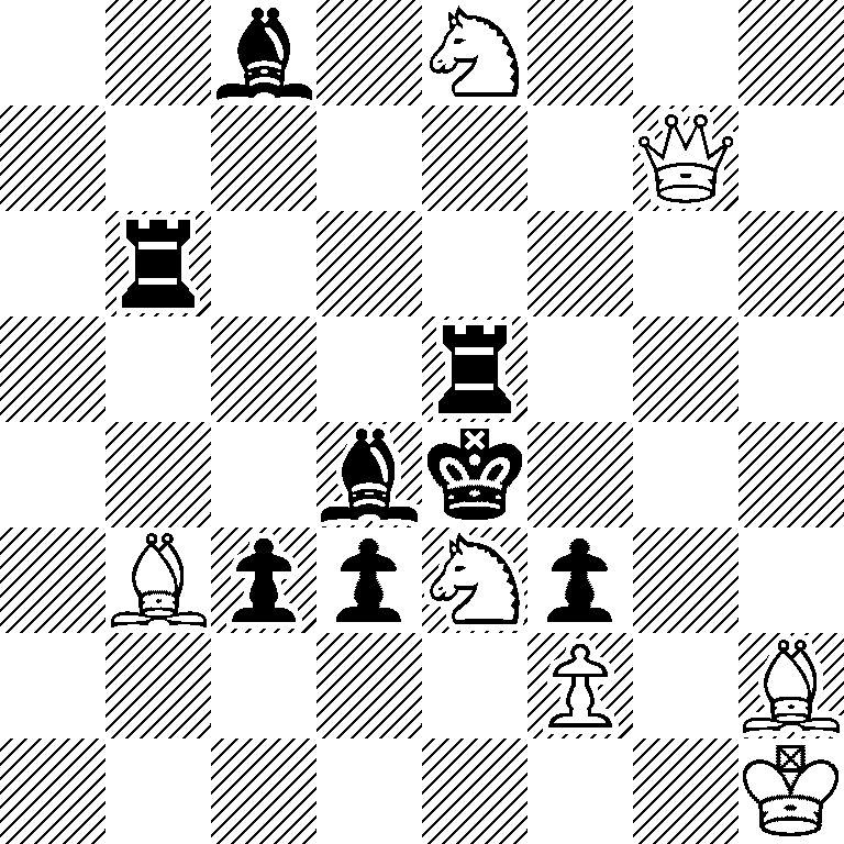 2b1N3/6Q1/1r6/4r3/3bk3/1BppNp2/5P1B/7K