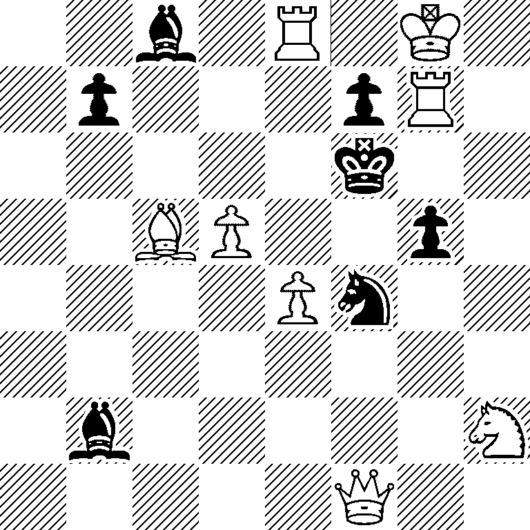 2b1R1K1/1p3pR1/5k2/2BP2p1/4Pn2/8/1b5N/5Q2