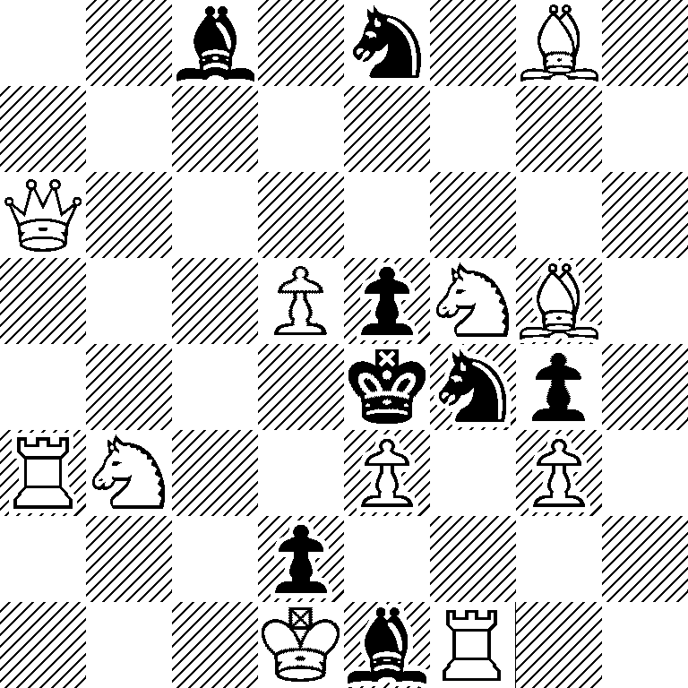 2b1n1B1/8/Q7/3PpNB1/4knp1/RN2P1P1/3p4/3KbR2